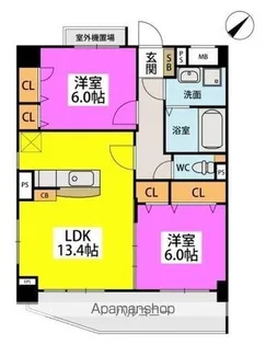 アーバン ヴィラ【2階】の間取り