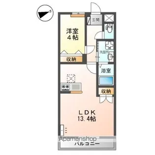 シーサイドレジデンスNK【1階】の間取り