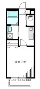 ステューディオ上中里【203号室】の間取り