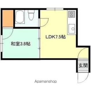 ハイツ高橋A【203号室】の間取り