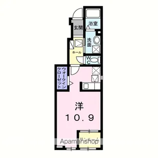 ビューシティ泉 Ⅱ【1階】の間取り