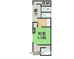 リバーサイドかわぎ1【103号室】の間取り