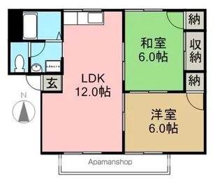 メゾン・ド・東雲【2階】の間取り