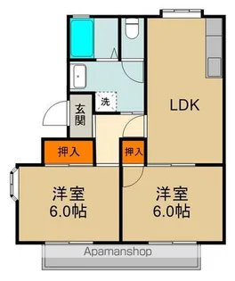 ロイヤルワールド88【2階】の間取り