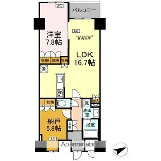 サンジョイアゼロ【6階】の間取り