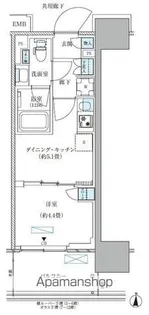 パークアクシス西大島コンフォートスクエア【6階】の間取り