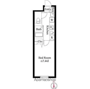 エルファーロ三軒茶屋Ⅱ【3階】の間取り