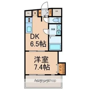 CLAIR HEIWA【705号室号室】の間取り