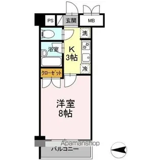 コージーコートひだまり館【4階】の間取り