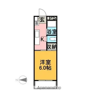 チサトコーポレイトハウス【302号室】の間取り