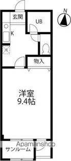 グリーンハイツⅠ番館【402号室】の間取り