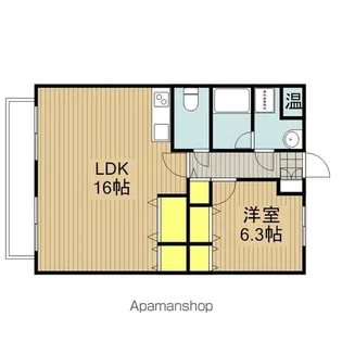 サニーデイパレス【203号室】の間取り