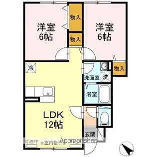 アムール和【1階】の間取り
