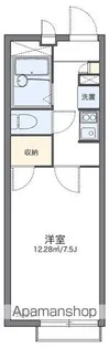 レオパレスシュークル【2階】の間取り