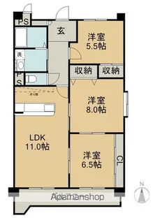 サニーコート清城【304号室】の間取り