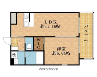 プレジオ御幣島【6階】の間取り