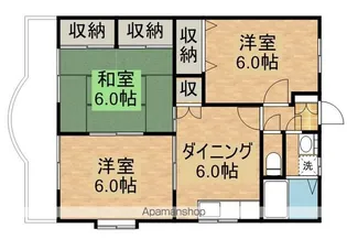 桜コート【2階】の間取り