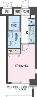 LASANTE立川【2階】の間取り
