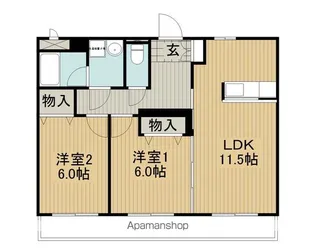 マンションソレイユ【302号室】の間取り