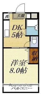メゾーネマルクI【4階】の間取り