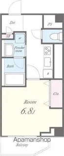 ブリーズ代々木上原【2階】の間取り