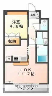 メゾン リリーライト【2階】の間取り