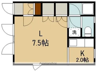 コミュニティ上野Ⅱ【203号室】の間取り