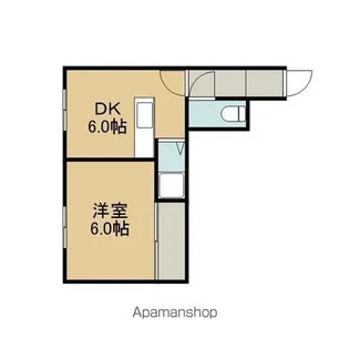 タウンコーポⅤ【B号室】の間取り