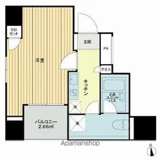 スカイコート四谷【603号室】の間取り