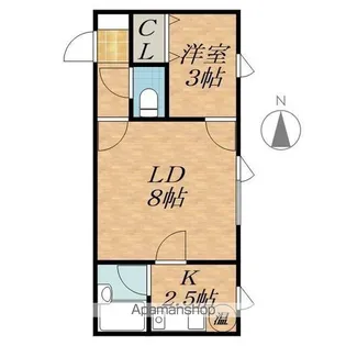 コスモヒルズⅠ【1階】の間取り