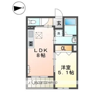 アウローラ本郷町【1階】の間取り