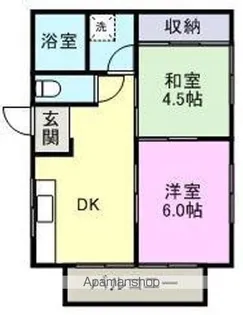 クリーンポートハウス【2階】の間取り