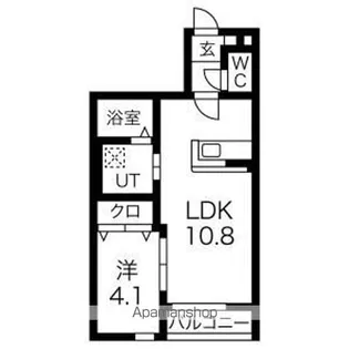アン・ボヌール【1階】の間取り
