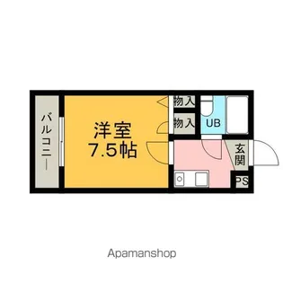 メゾン山美Ⅰ【26号室】の間取り