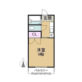 グレイスオダ【208号室】の間取り