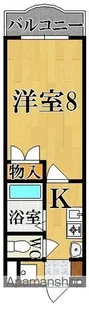マンション万葉I【1階】の間取り