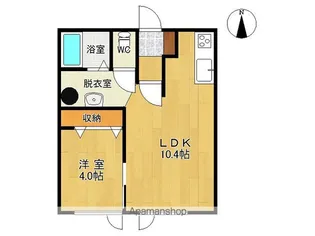 オークヒルズⅡ【202号室】の間取り