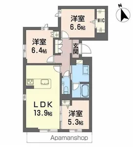 LIEN【203号室】の間取り