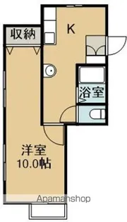 アルファイトⅡ【203号室】の間取り