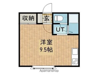ベルノール文京台【105号室】の間取り