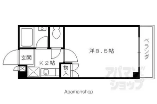 レイクハウス堅田【B102号室】の間取り