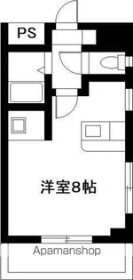 エスポワール鶴島【6階】の間取り