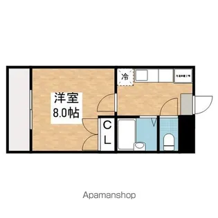 曙EASTⅡ【205号室】の間取り