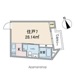 グランドスーシュ上社【4階】の間取り