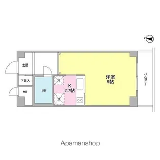 サンヒルズ用賀【1階】の間取り