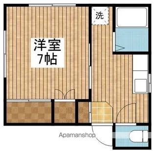 べるべーる【201号室】の間取り