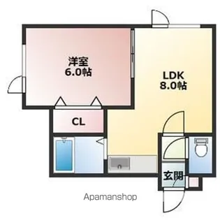 プラザイン396【2階】の間取り