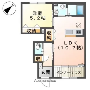 ウィン ワールド【1階】の間取り