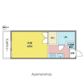 シティハイム大橋II【2階】の間取り