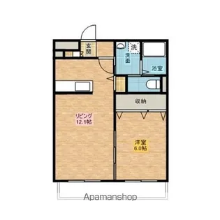 ミリオンステージ【1階】の間取り